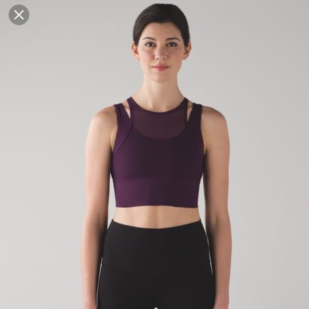 Lululemon Double Tap Bra II Darkest Magenta